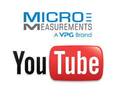 Micro-Measurements logo and YouTube logo