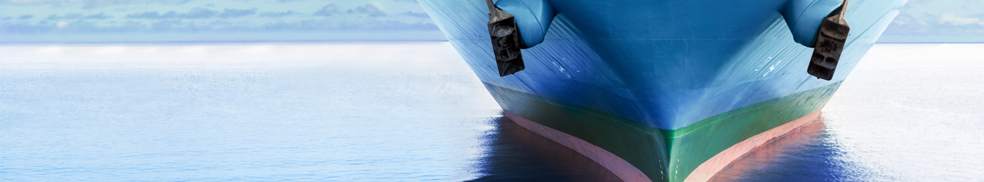 tanker at waterline steel banner